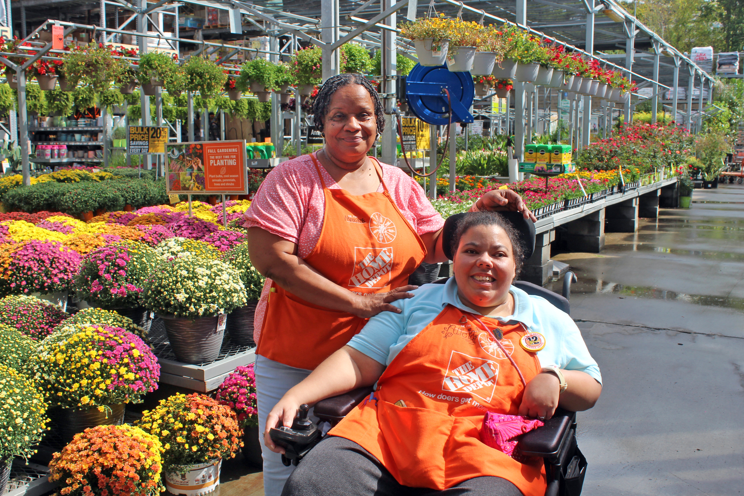 Alicia and her colleague Maxine met on Alicia's first day and became fast friends.