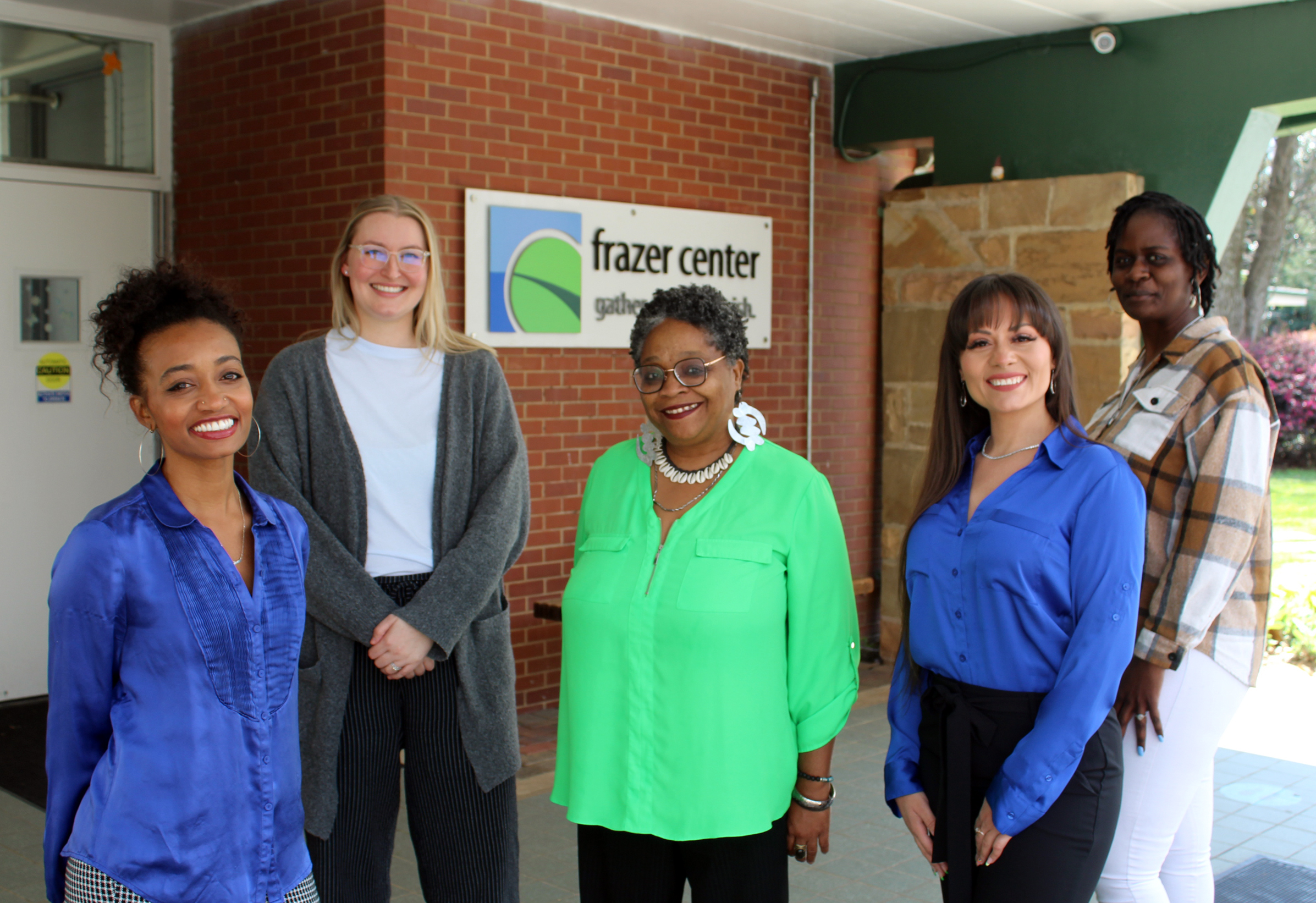 Frazer’s Child Development Program Administrative Staff: (L-R) Denise Amos, Margo Harmon, Deidra Adams, Ashley Ledesma, Makashia Lightfoot