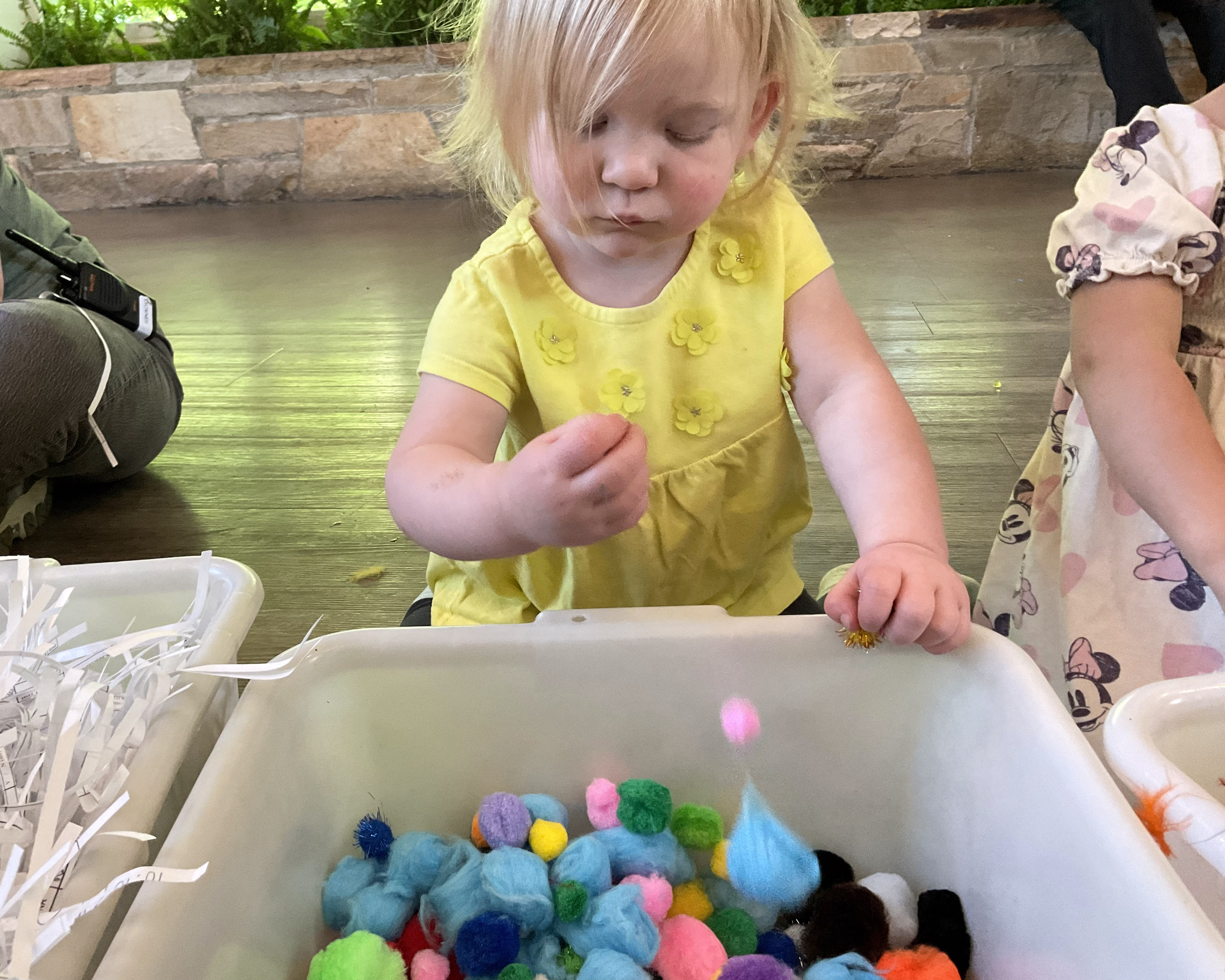 Sensory play can be serious business.