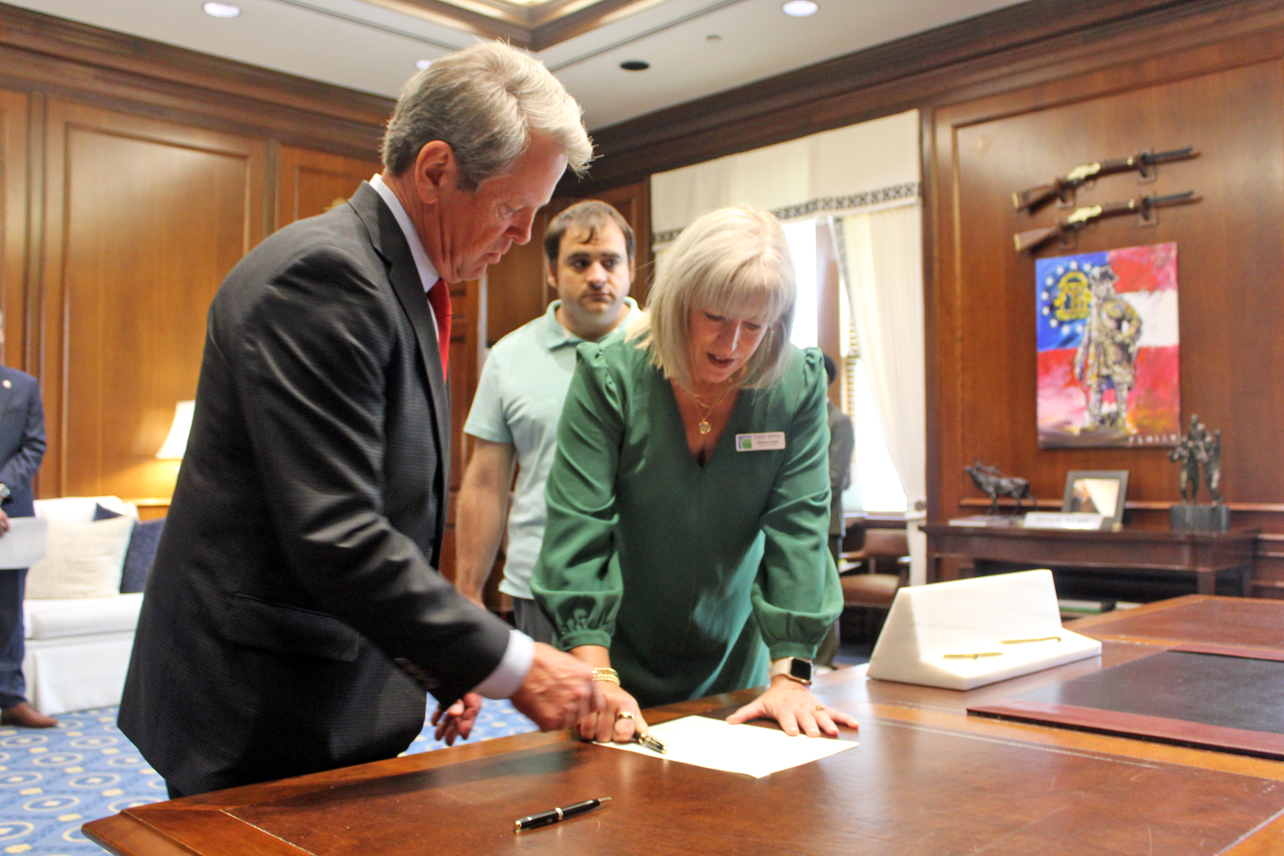 Signing on the dotted line