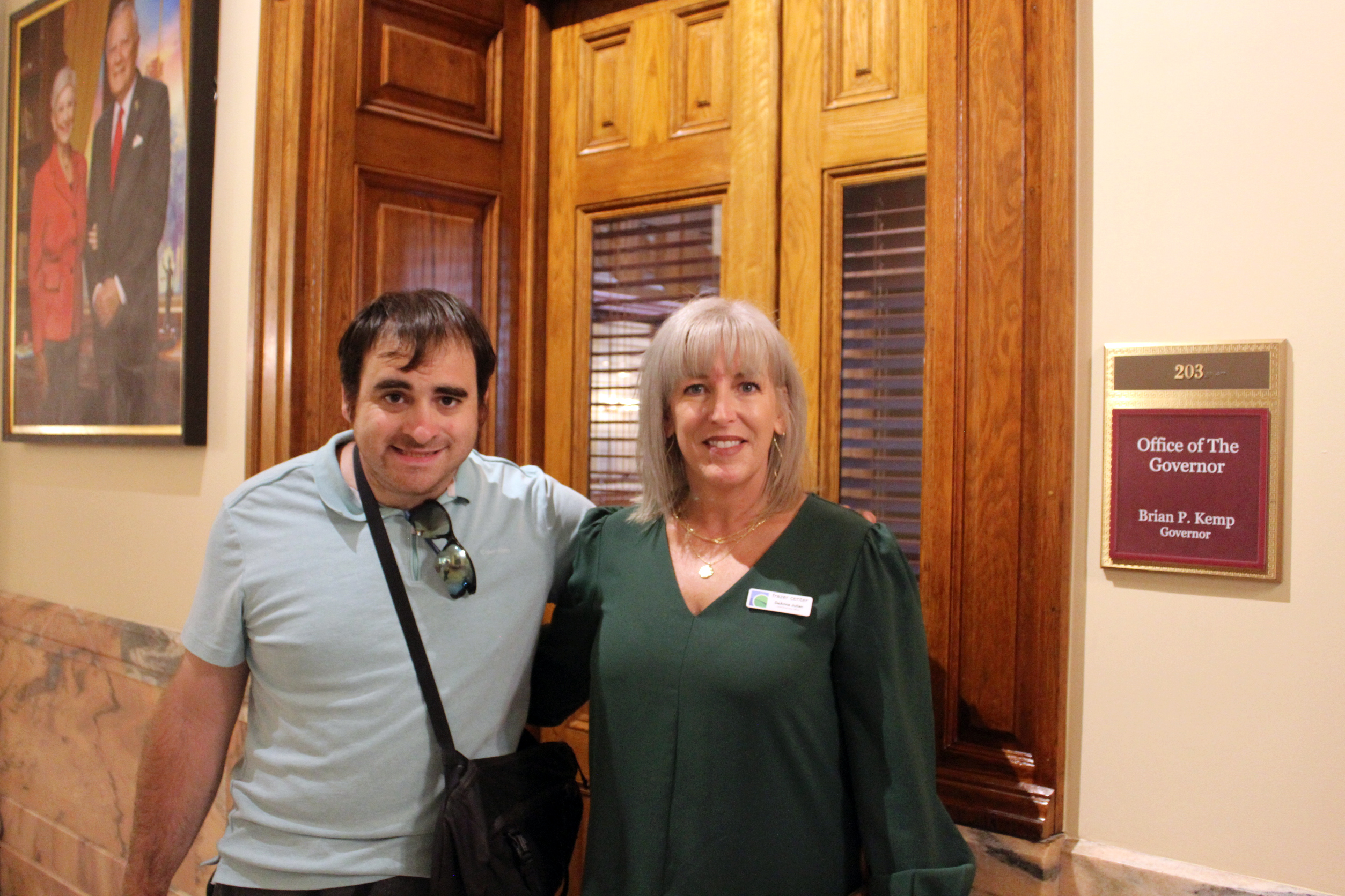 Ryan and DeAnna enjoying their visit to the capitol.