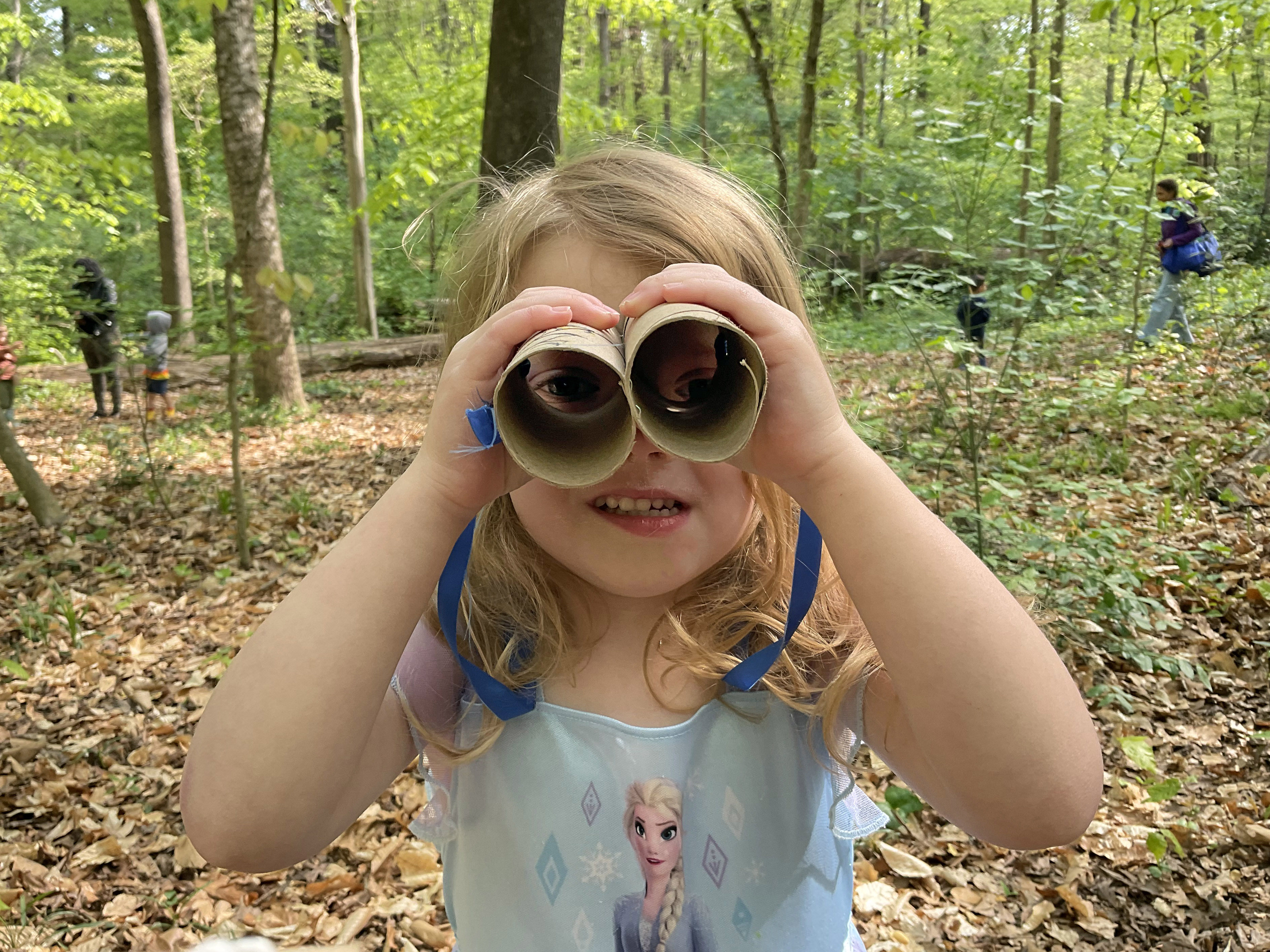 Seeing the forest a little more closely—through hand-made binoculars