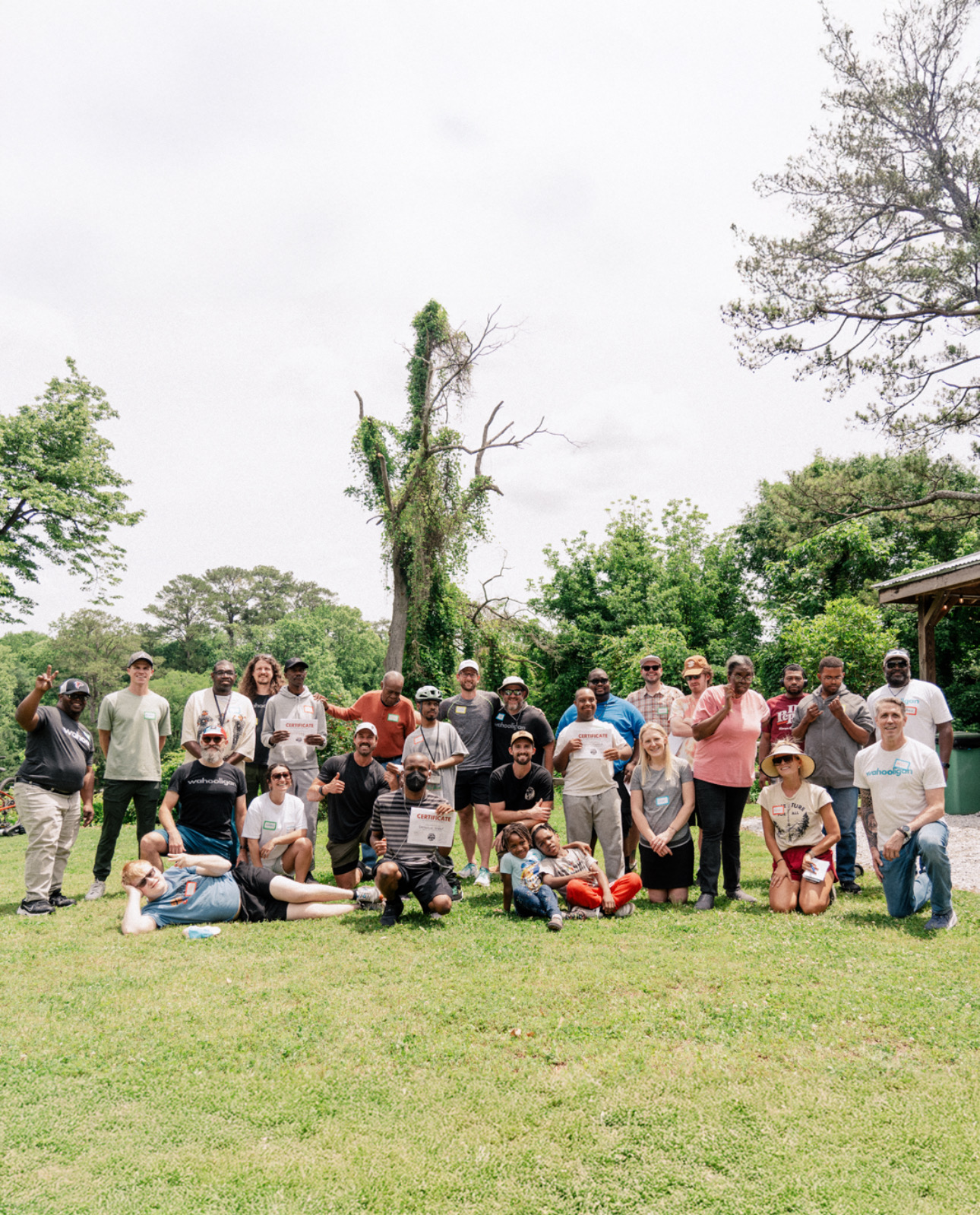 The whole gang at the end of a successful week. Photo credit: Adventure For All