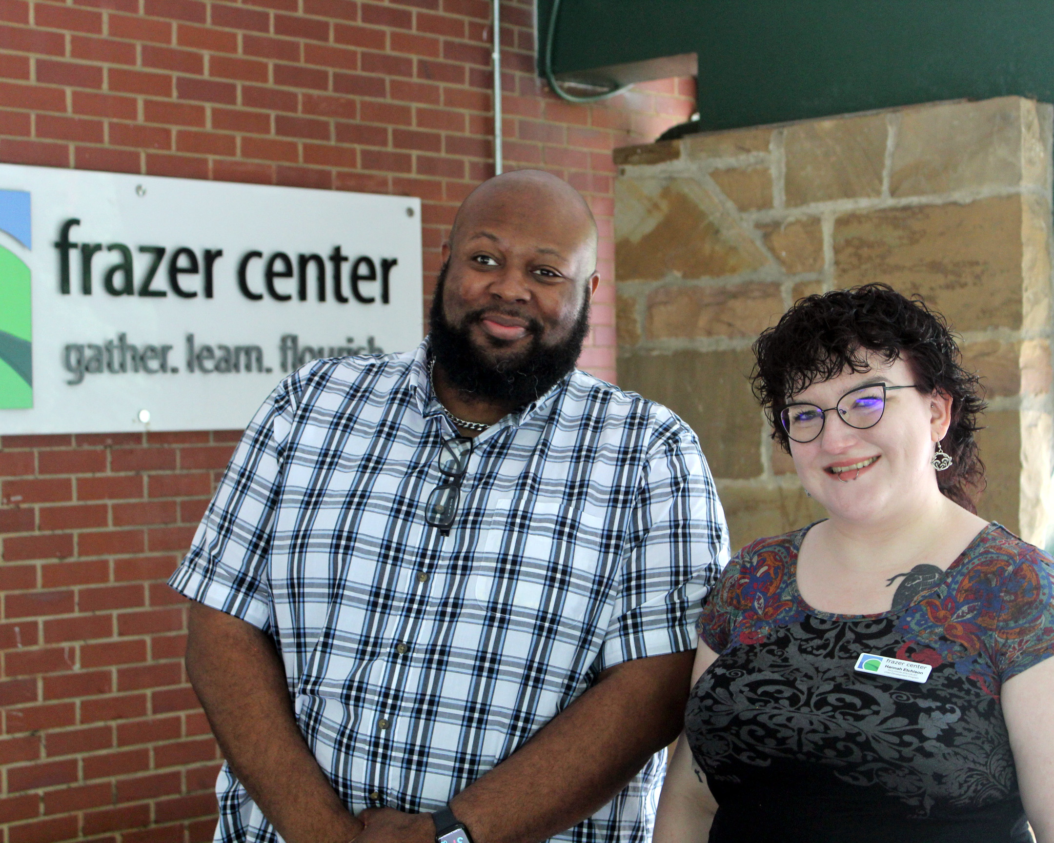 Frazer's Inclusion Team: Ignacio Mendoza (L) and Hannah Etchison (R)